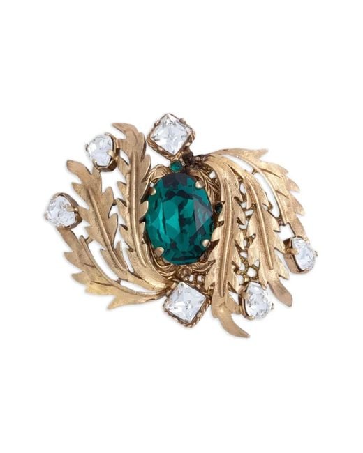 Dolce & Gabbana Verfraaide Broche in het Metallic voor heren