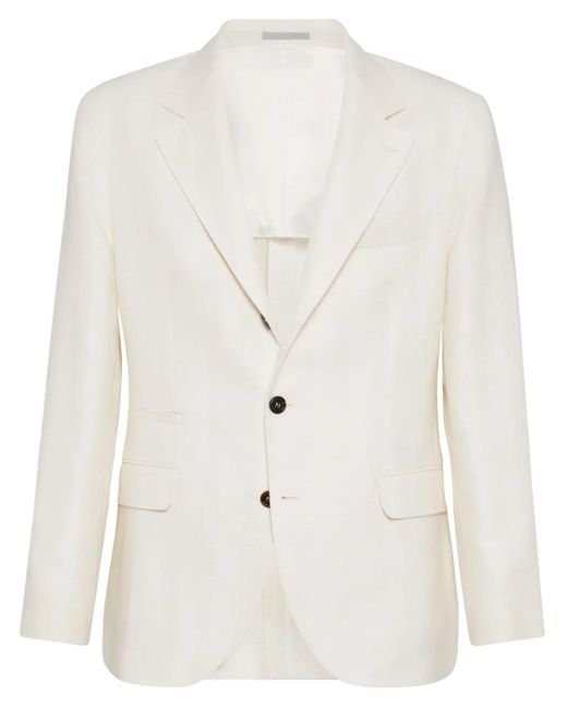 メンズ Brunello Cucinelli ツイルジャケット Natural