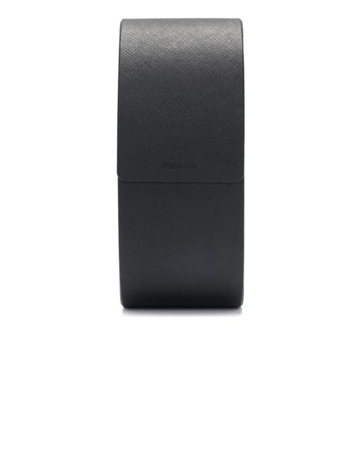 Prada Gray Logo-Print Sunglasses for men