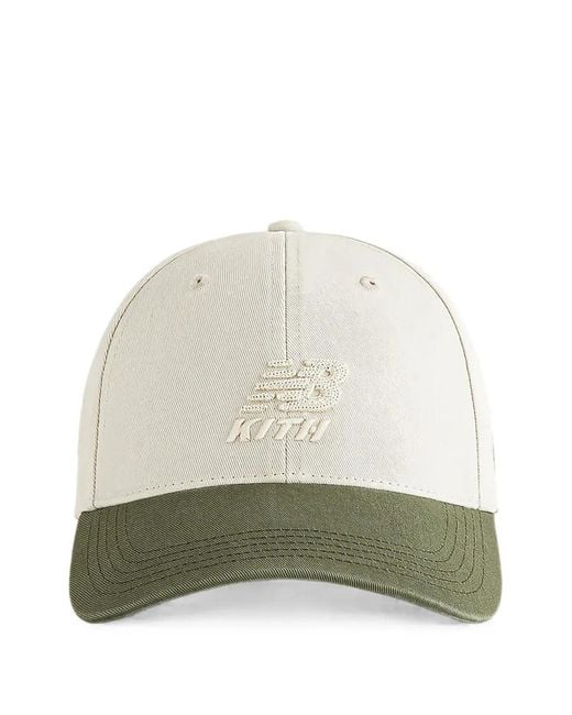 Kith Green X New Balance Washed Twill Cap for men