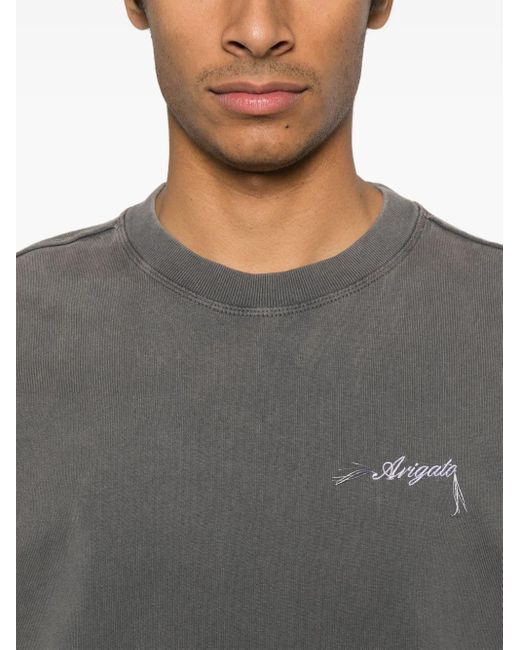 Axel Arigato Gray Honor Washed T-Shirt for men