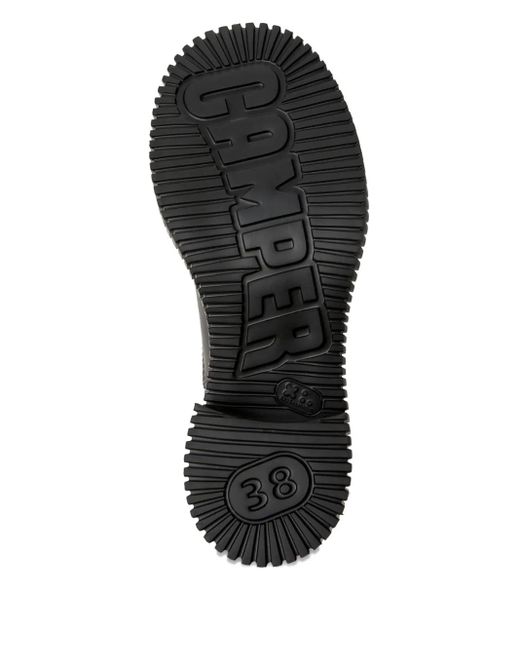 Camper Pix London レザー チェルシーブーツ Black
