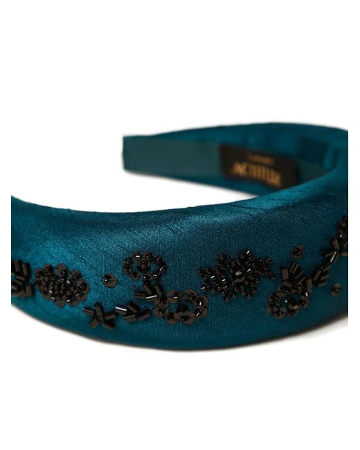 Twinset Blue Beaded Headband