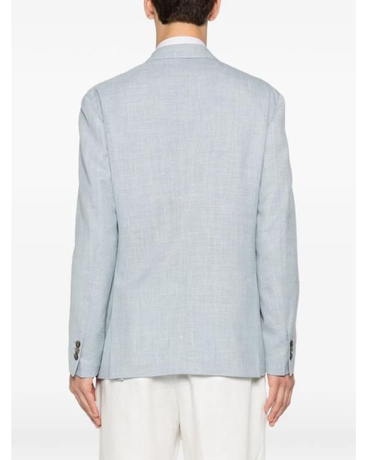 Lardini Blue Blazer Roma À Simple Boutonnage for men