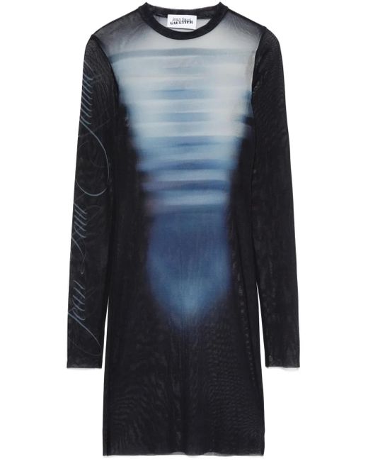 Robe Courte The 'Le Jean Paul Gaultier en coloris Blue