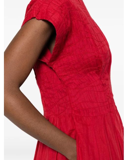 Sea Red Midi Dresses