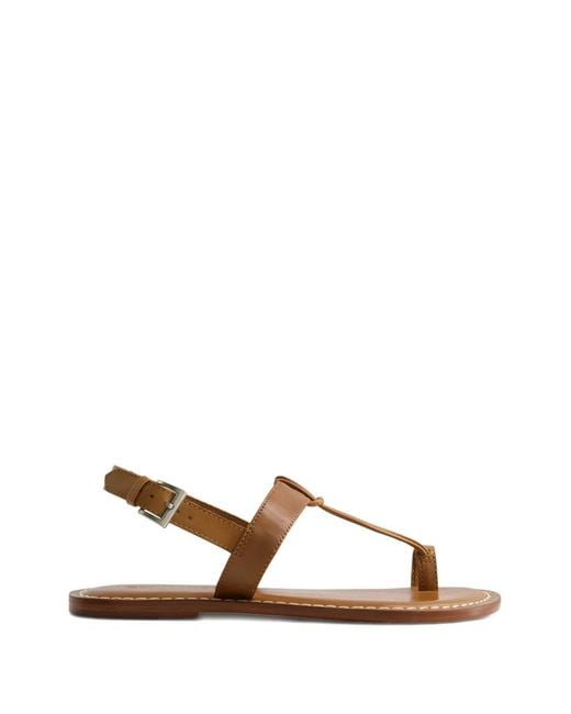 Bernardo Brown Maverick Leather Sandals
