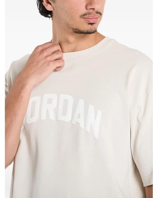 Nike White Flight Essentials Logo-Print T-Shirt for men