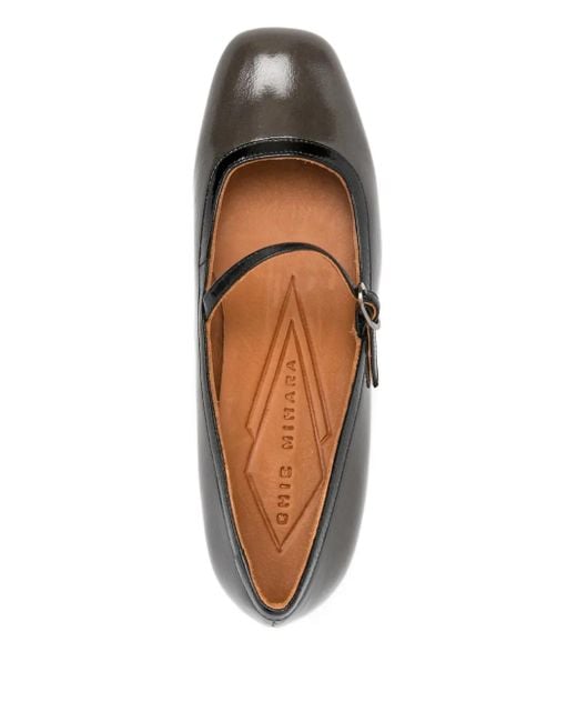 Chie Mihara Brown 30Mm Reni Heeled Pumps