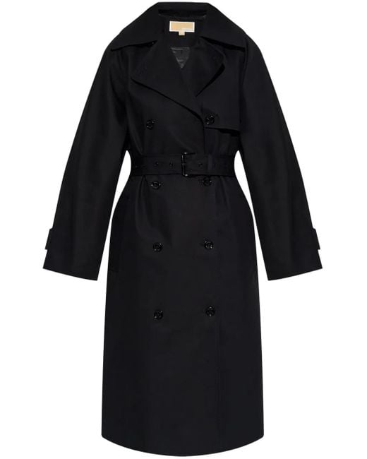 MICHAEL Michael Kors Black Trenchcoat mit Gürtel
