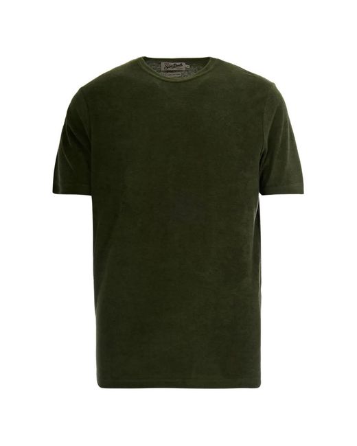Mc2 Saint Barth Green T-Shirt À Col Rond for men