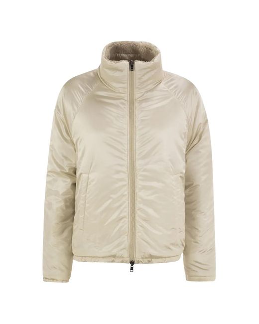 Herno Natural Reversible Teddy-Fleece Jacket
