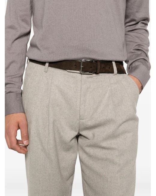 MARSĒM Hose Aus Filz Mit Falten in White für Herren