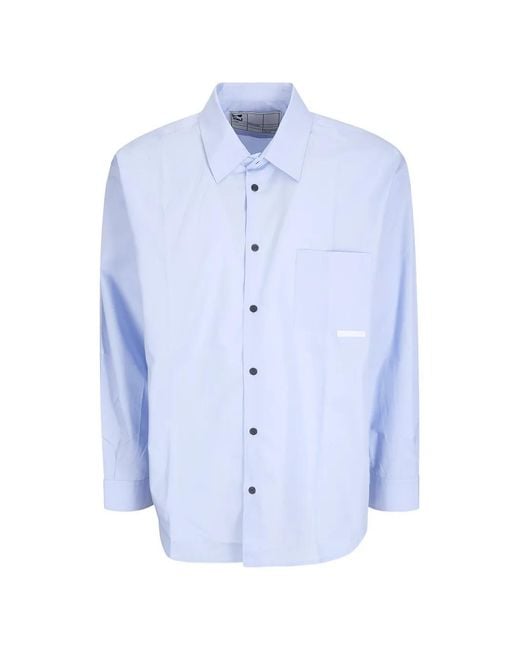 GR10K Blue Pocket Regular Shirt for men