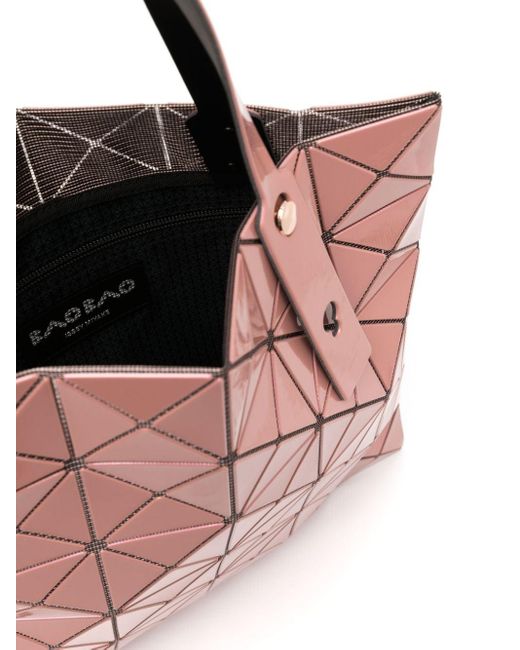Bolso shopper Lucent con paneles geométricos Bao Bao Issey Miyake de color Pink