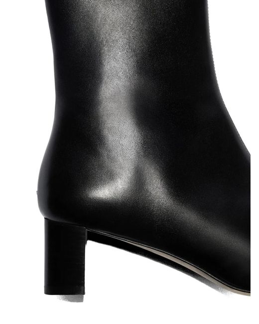 Aeyde Black Millie Square-Toe Boots