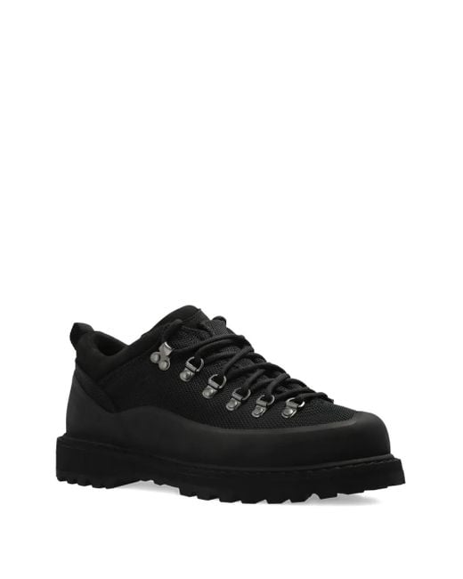 Diemme Black Lace-Up Hiking Sneakers