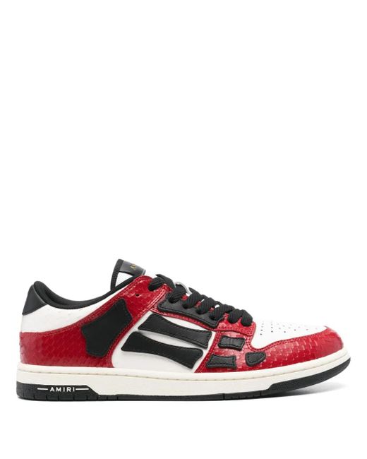 メンズ Amiri Snake Skel スニーカー Red