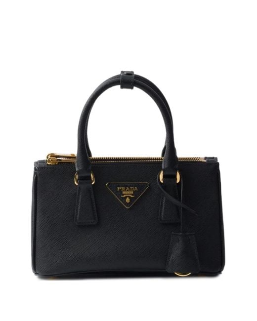 Prada Black Mini Galleria Tasche
