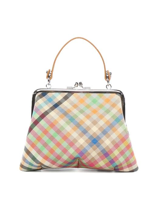 Vivienne Westwood White Granny Tote Bag