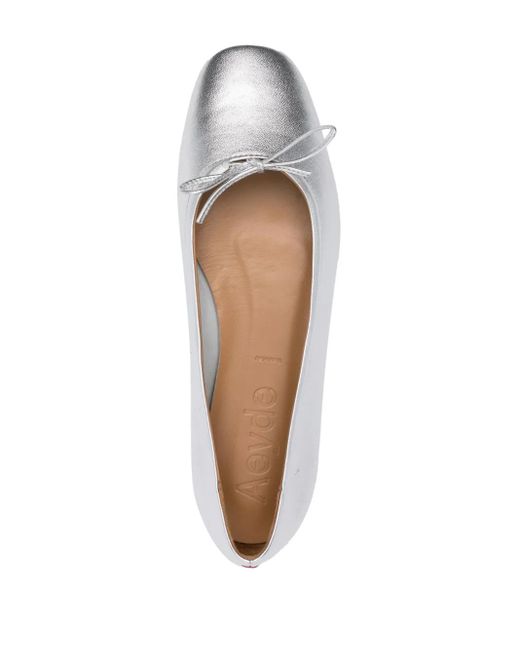 Aeyde White Flats