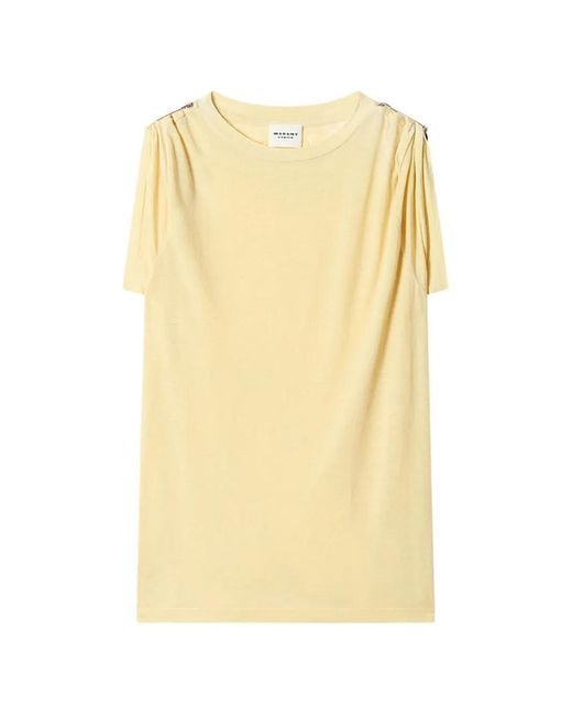 Isabel Marant Yellow T-Shirt Donna