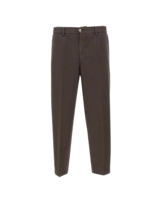 Briglia 1949 Gray Portofinod Trousers for men