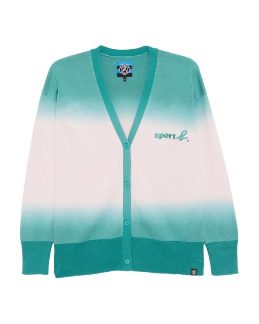SPORT b. by agnès b. Green Ombré-Effect Cardigan