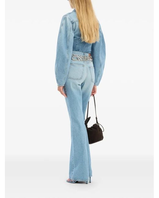 ROTATE BIRGER CHRISTENSEN Blue Bootcut Jeans
