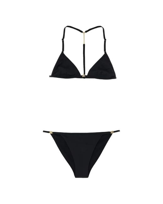 Tom Ford White T-Trim Triangle Bikini