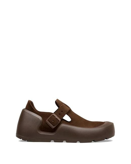 Birkenstock Brown Baskets Reykjavik En Daim À Boucle