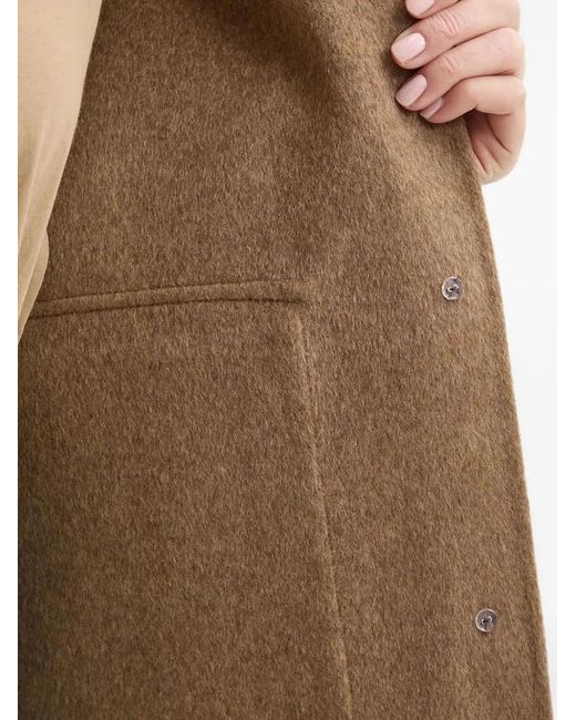 Sessun Blue Button-Fastening Patch-Pocket Jacket
