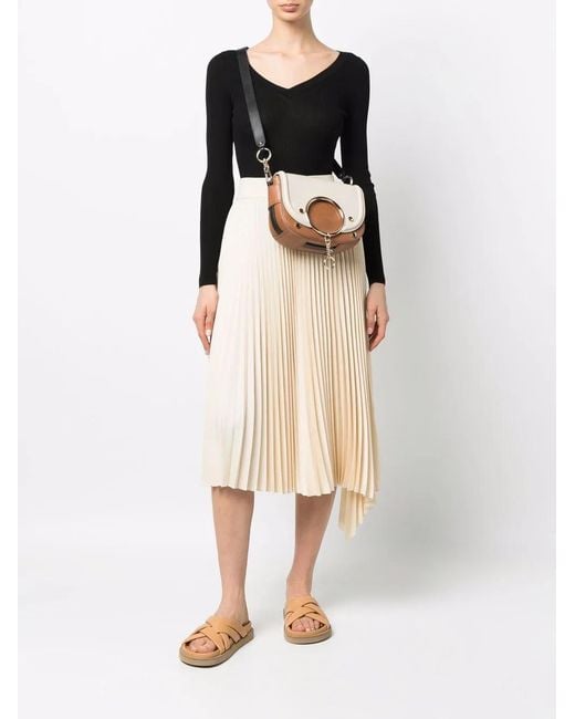 P.A.R.O.S.H. Black V-Neck Fine-Knit Top