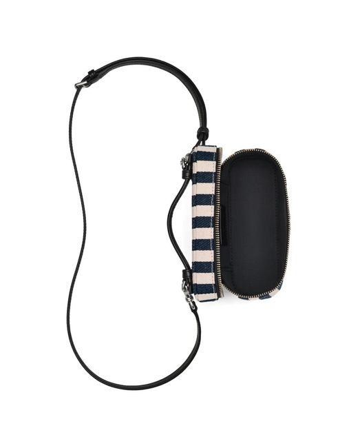 Marc Jacobs Blue The Stripe Everyday Vanity Bag