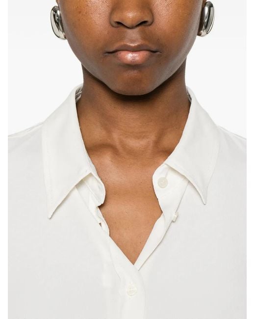 Marella White Long-Sleeve Shirt