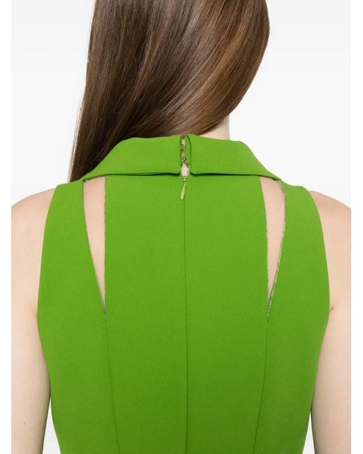 Elisabetta Franchi Green Short Dresses
