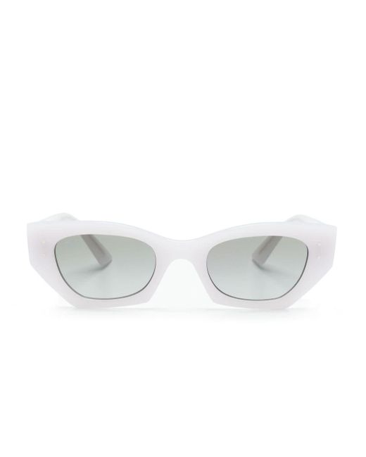Ray-Ban White Zena Bio-Based Sonnenbrille mit Cat-Eye-Gestell