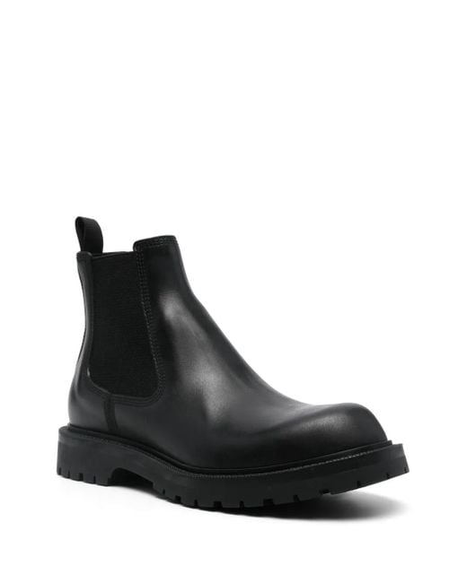 Gucci Black Leather Ankle Boot for men