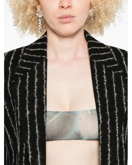 Jean Paul Gaultier アブストラクトパターン トップ Blue