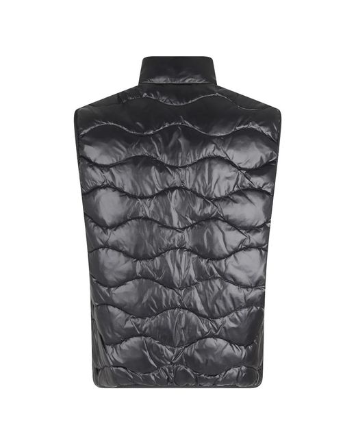 Blauer Black Logo-Patch Gilet for men