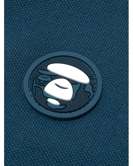 Aape By A Bathing Ape Blue Cotton Polo Shirt for men