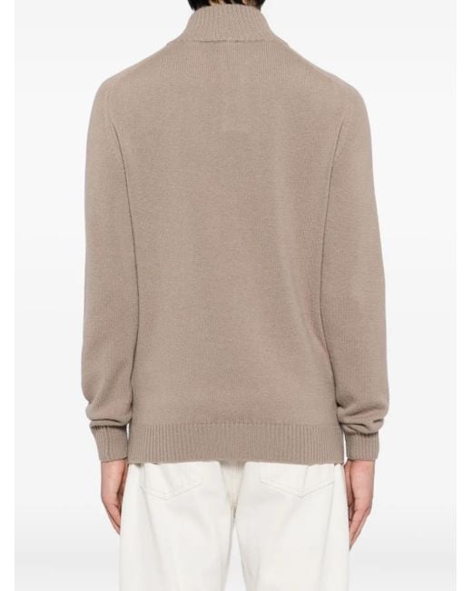 Aurélien Natural City Button Jumper for men