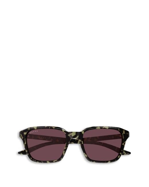 Gucci Purple Logo-Detail Sunglasses for men