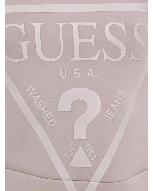 Guess Pink Hooded Graphic Sweater