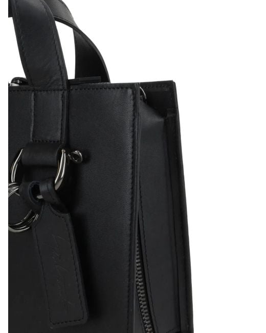 Discord Yohji Yamamoto Black Leather Tote Bag