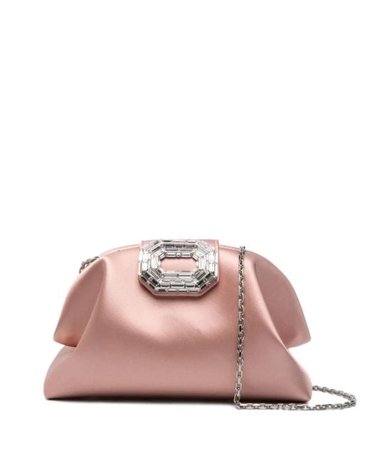 Bolso de mano Camelia con detalles AMINA MUADDI de color Pink