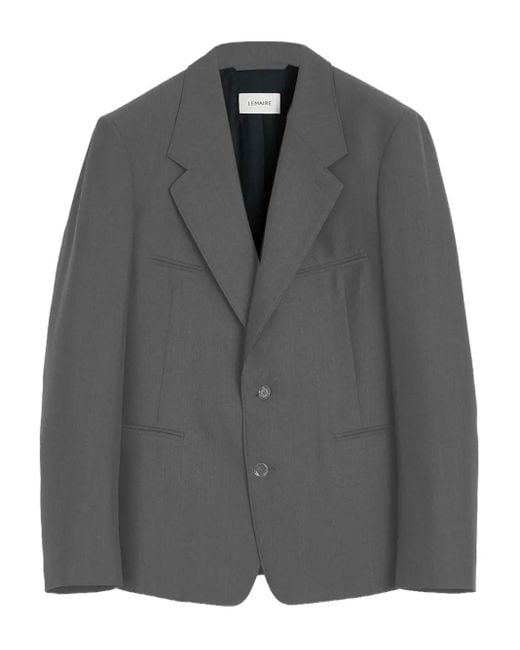 Giacca Sartoriale Con Bottoni di Lemaire in Gray da Uomo