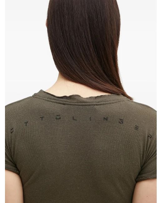 OTTOLINGER Black Knitted Short-Sleeve Top