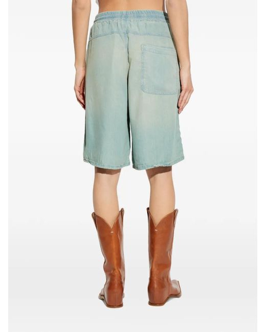 DIESEL Blue D-Enimos Drawstring Shorts