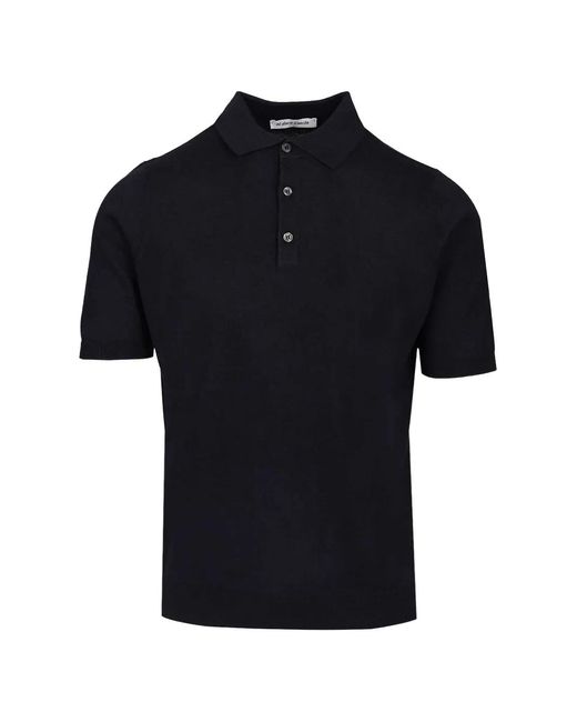 Al Duca D'aosta Black Polo À Manches Courtes for men